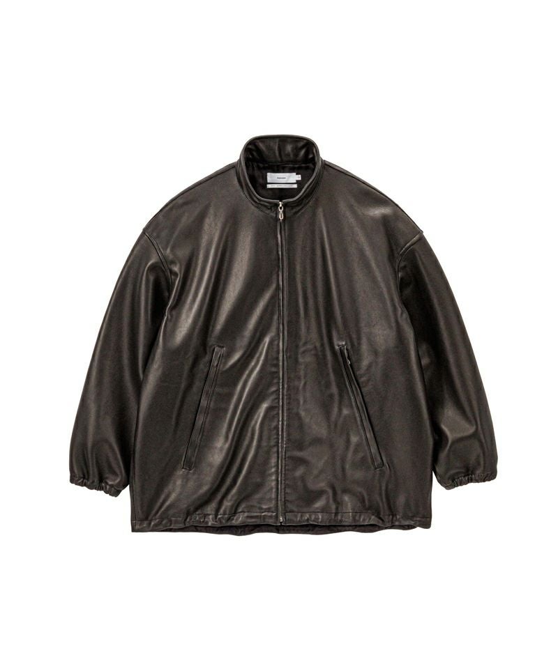 Lamb Leather Track Jacket
