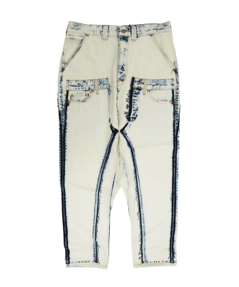 ＜JUNYAWATANABE MAN＞綿デニム製品加工パンツ