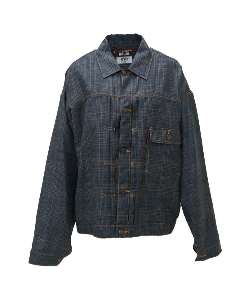 eYe JUNYAWATANABE MAN＞ウールシルクチェックLevi's Wネーム