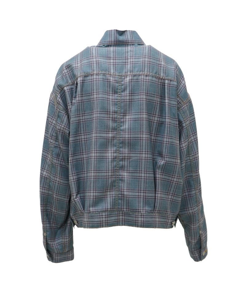 eYe JUNYAWATANABE MAN＞ウールチェックLevi's Wネーム ジャケット