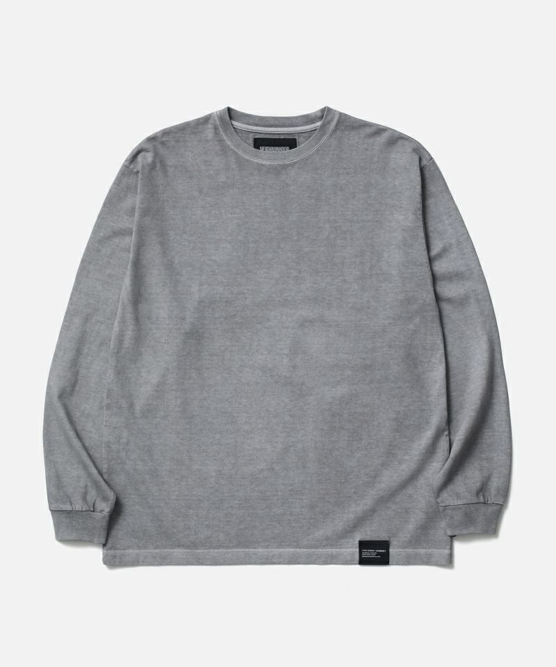 ＜NEIGHBORHOOD＞PIGMENT DYED CREWNECK LS