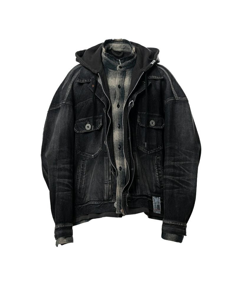 ＜MAISON MIHARAYASUHIRO＞TRIPLE LAYERED DENIM JACKET
