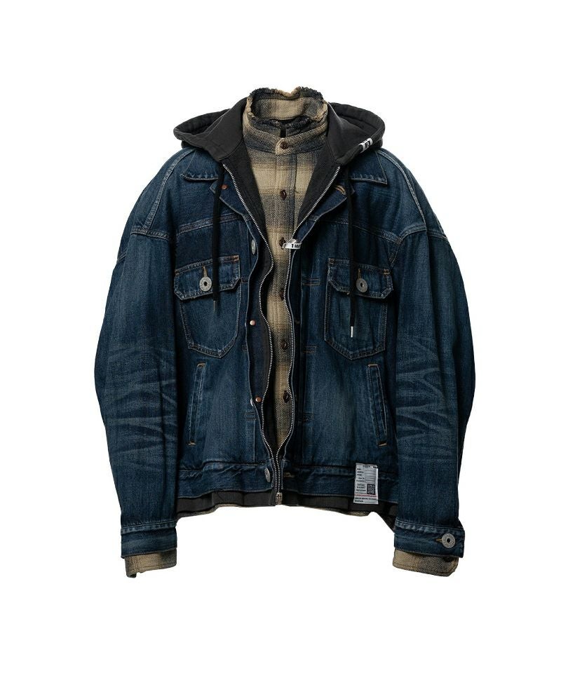 MAISON MIHARAYASUHIRO＞TRIPLE LAYERED DENIM JACKET | MAKES ONLINE