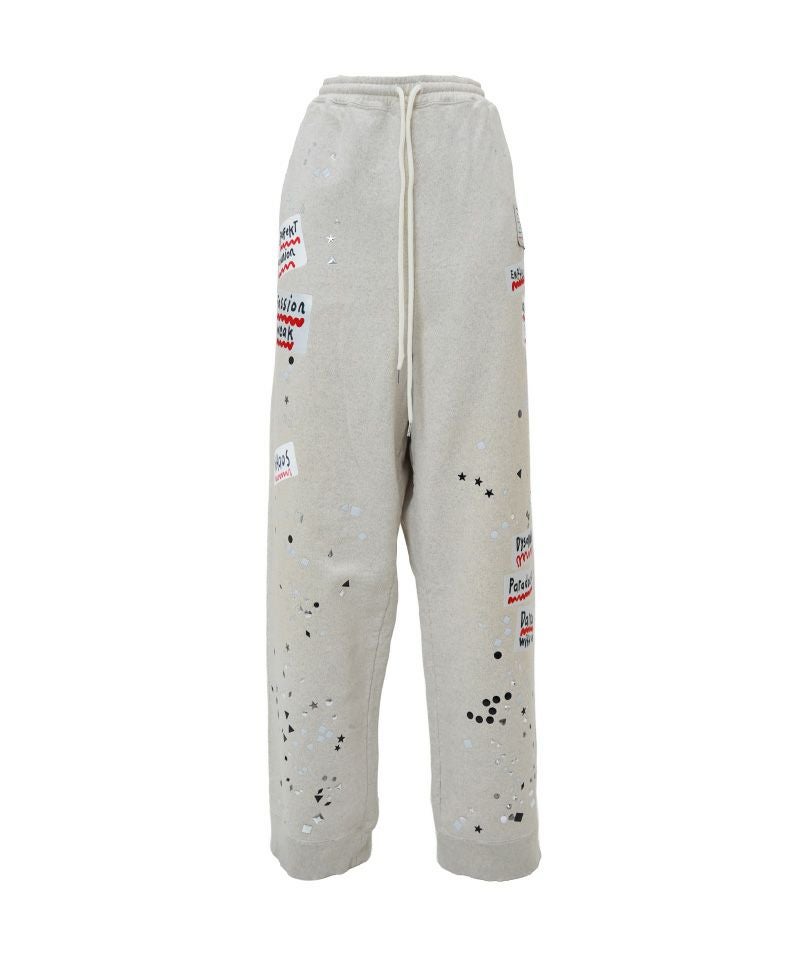 ＜MAISON MIHARAYASUHIRO＞EMBELLISHED STICKER PANTS