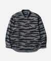 ＜NEIGHBORHOOD＞CAMO PATTERN CHAMBRAY SHIRT LS
