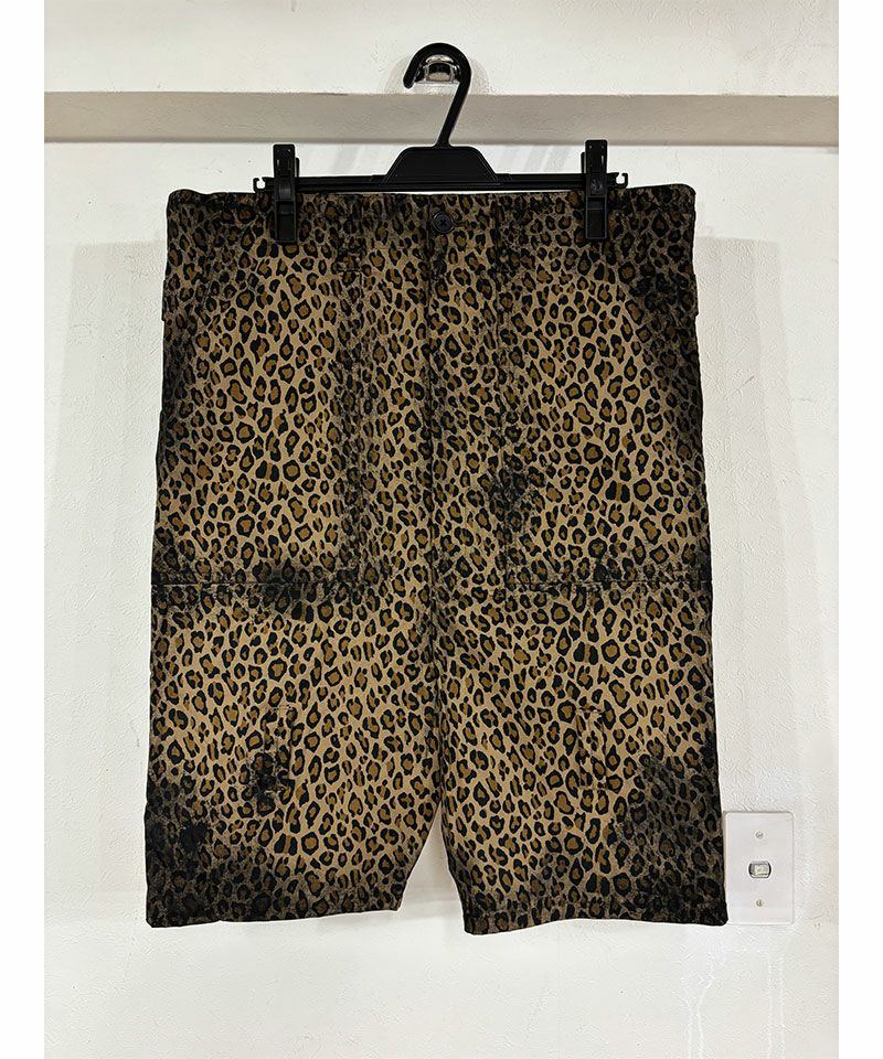 KIDILL＞LEOPARD BONDAGE SHORT PANTS | MAKES ONLINE STORE