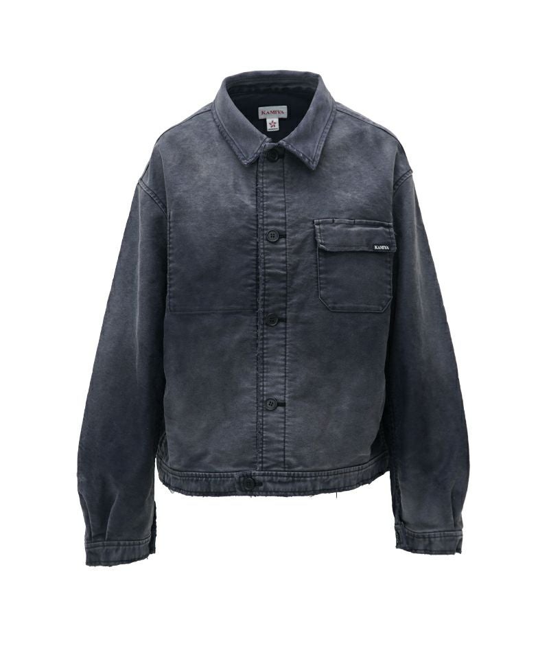 KAMIYA＞Distressed Moleskin Work Jacket | MAKES ONLINE STORE