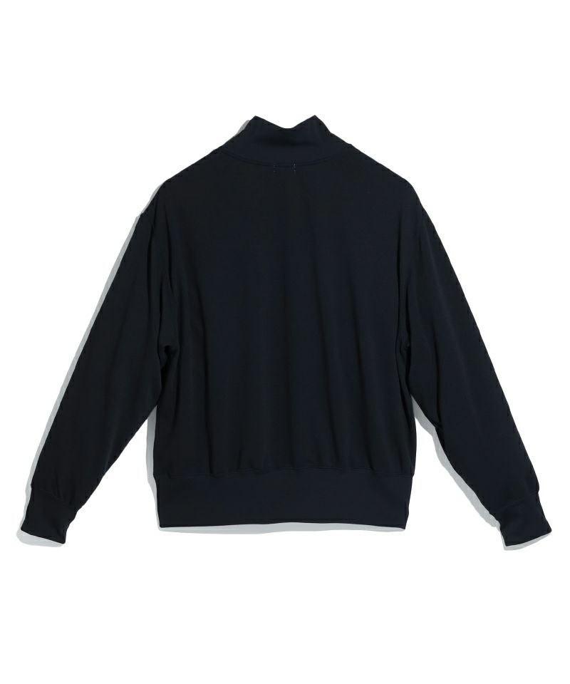 FOUNDOUR＞POLYESTER HALF ZIP LONG SLEEVE SHIRT | MAKES ONLINE STORE
