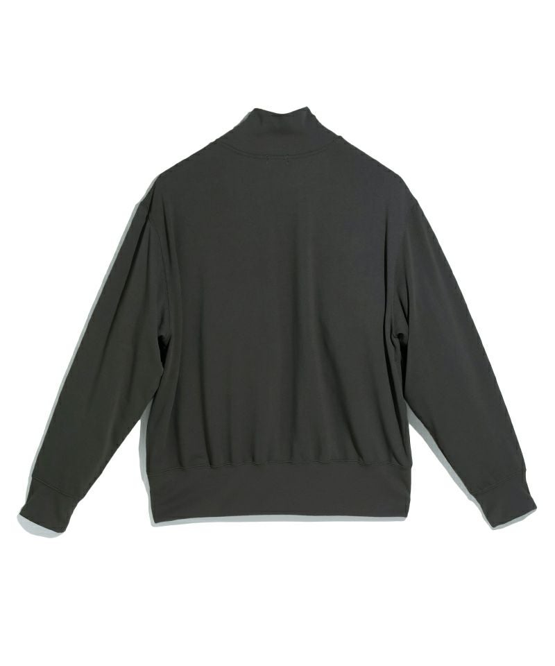 FOUNDOUR＞POLYESTER HALF ZIP LONG SLEEVE SHIRT | MAKES ONLINE STORE