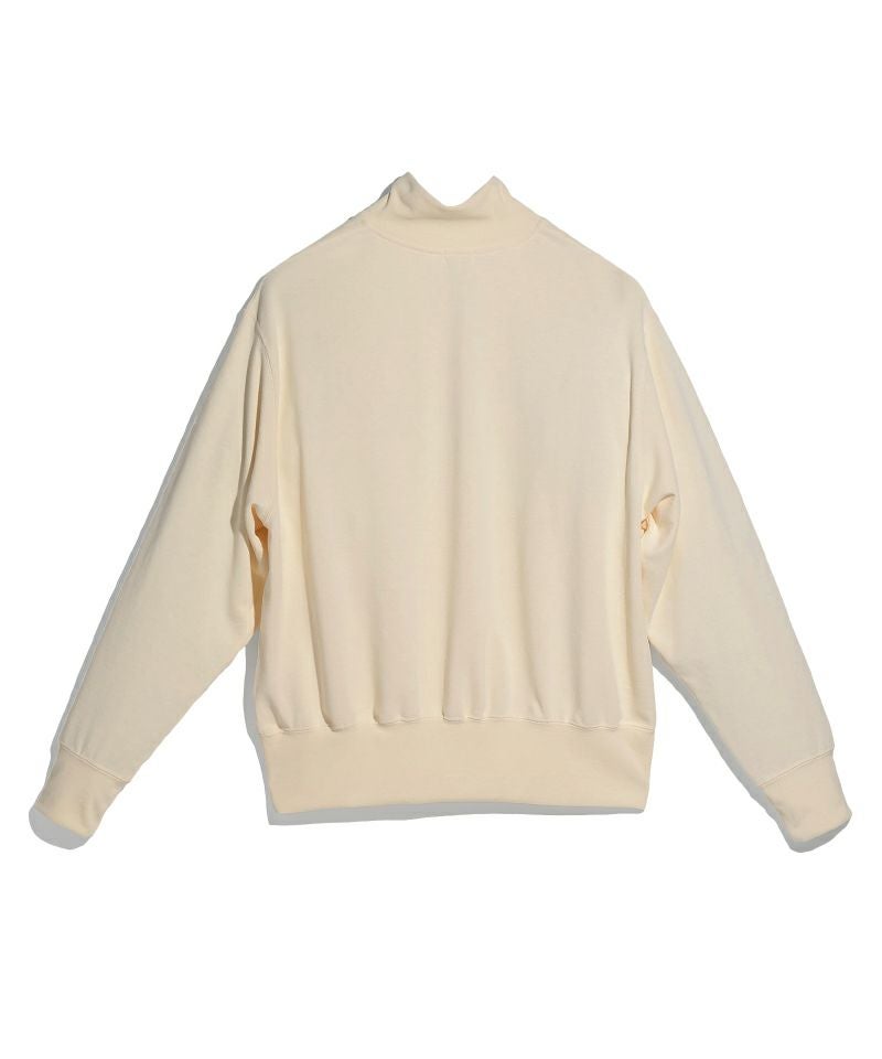 FOUNDOUR＞POLYESTER HALF ZIP LONG SLEEVE SHIRT | MAKES ONLINE STORE