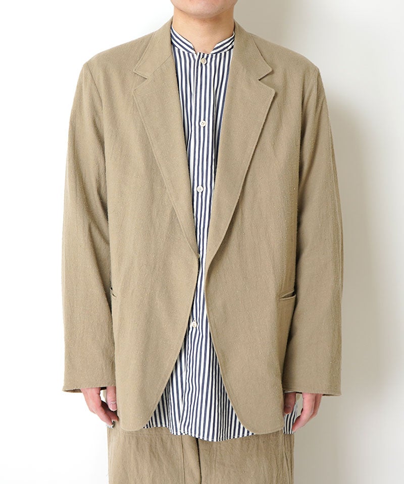blurhms＞Silk/Cotton Nep Cardigan Jacket | MAKES ONLINE STORE