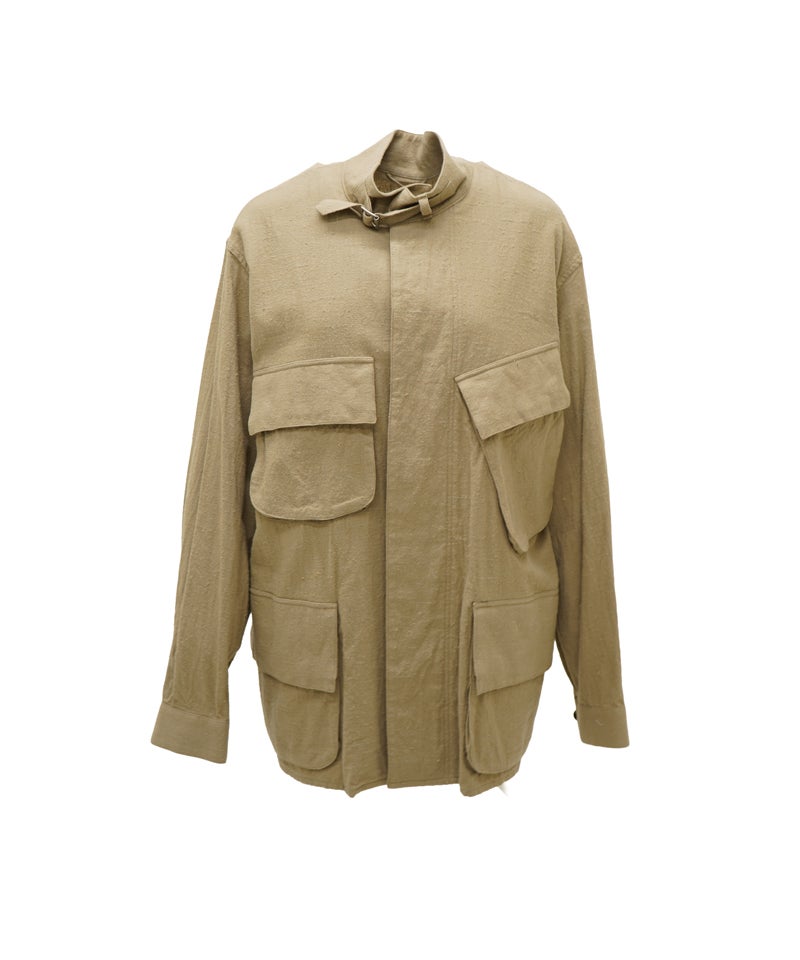 blurhms＞Silk/Cotton Nep Rider's Jacket | MAKES ONLINE STORE