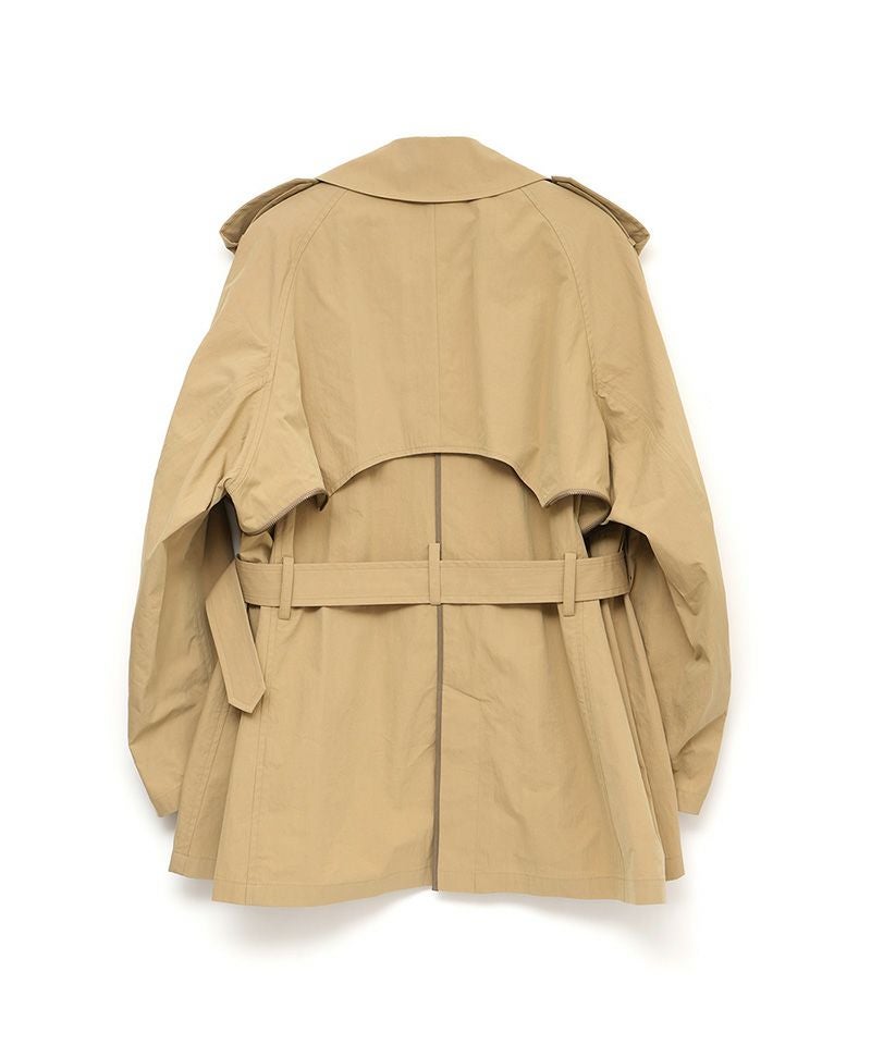 FACETASM＞ZIPPER LAYERED TRENCH COAT | MAKES ONLINE STORE