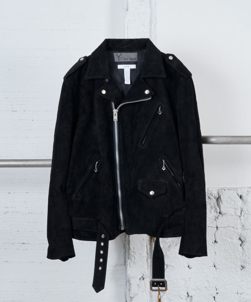＜MASSES＞SUEDE RIDERS JACKET
