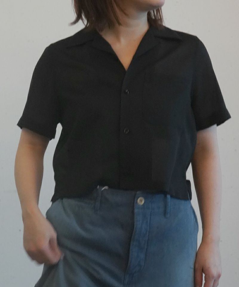 HYKE T/W VOILE SHIRT 2026SS ボイルシャツ HYKE＞T/W VOILE BALLOON SLEEVE CROPPED SHIRT | MAKES ONLINE STORE