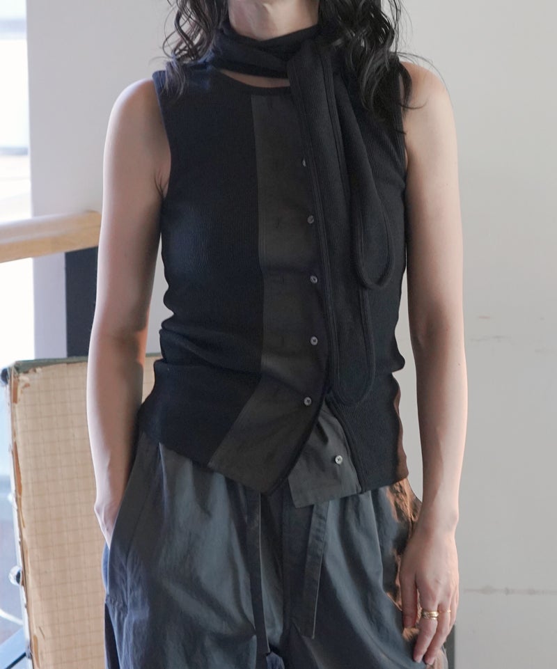 LEMAIRE＞ASYMMETRICAL FITTED TOP | MAKES ONLINE STORE