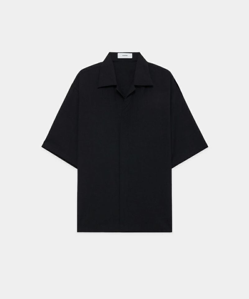 ＜marka＞FLY FRONT OPEN COLLAR S/S SHIRT