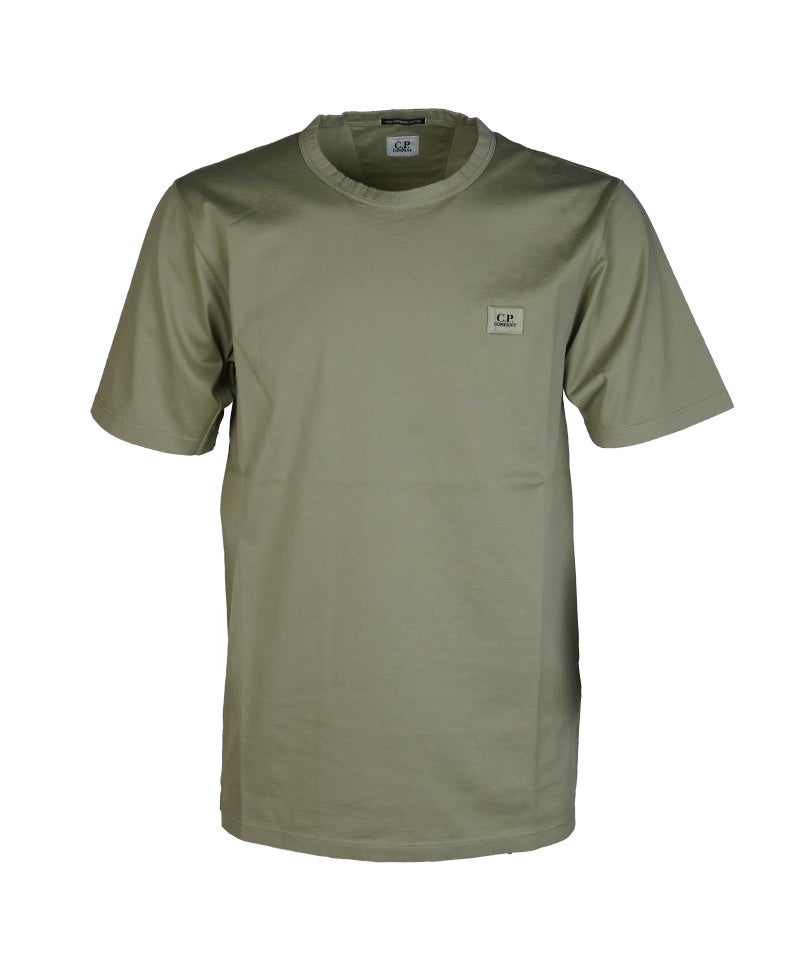 ＜C.P. COMPANY＞M.JRSY 70/2 GST SHT SLV PATCH TS