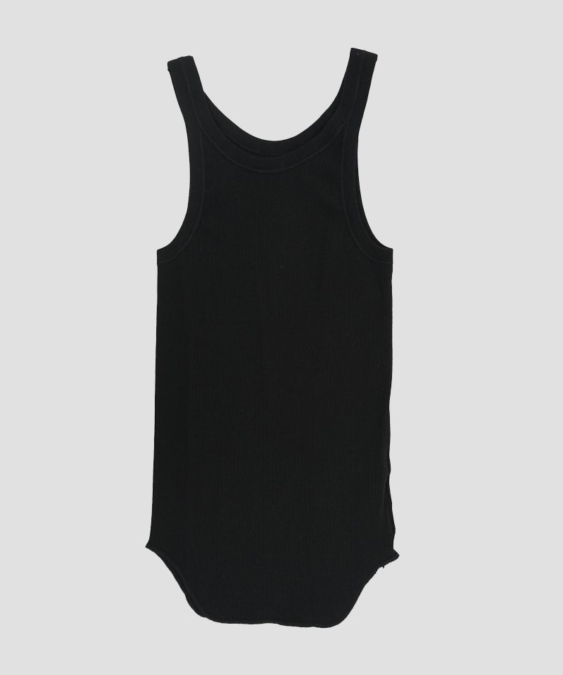 LOOP-WHEELED RIB TANK TOP