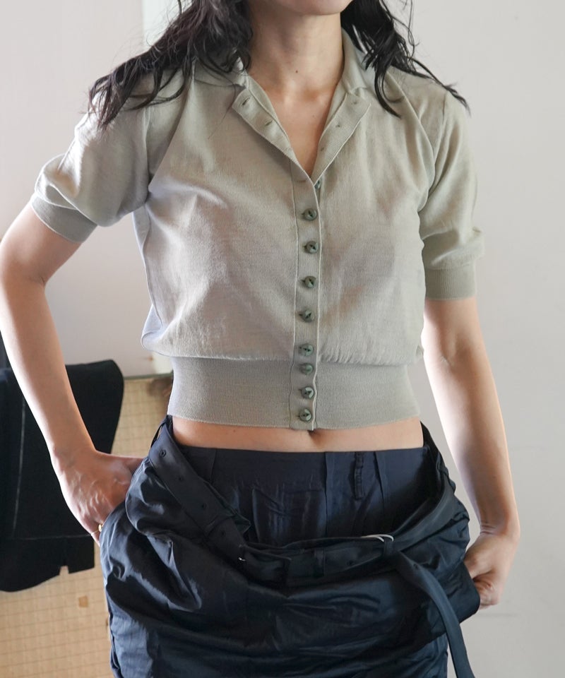 【タグ付き新品】FUMIKA_UCHIDA  CROPPED CARDIGAN fumika uchida 新品 今期 Knitted cardigan - メルカリ