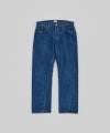 Straight 5 Pocket Pants (Real Indigo)