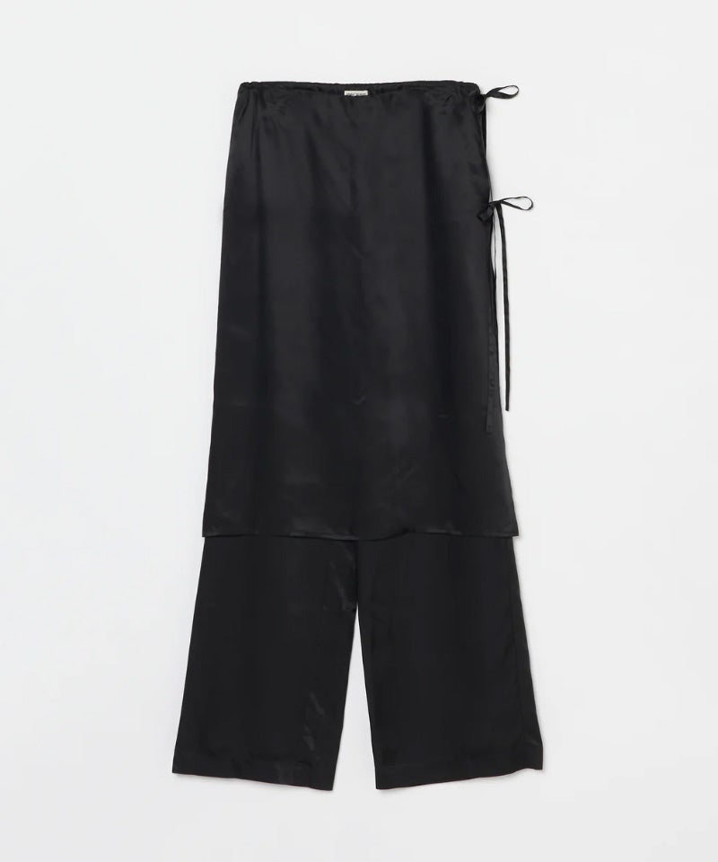 ＜INSCRIRE＞Cupro Layered Pants