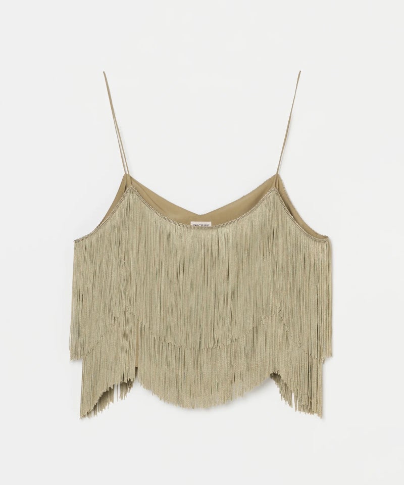＜INSCRIRE＞Fringe Camisole