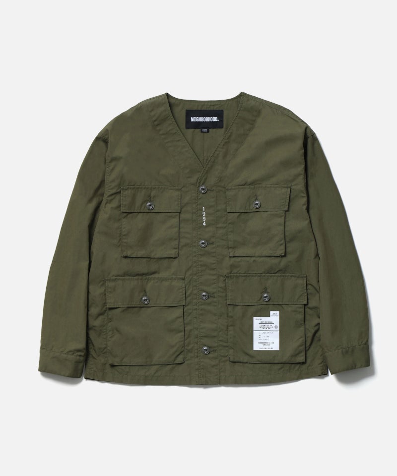 ＜NEIGHBORHOOD＞NO COLLAR UTILITY JACKET
