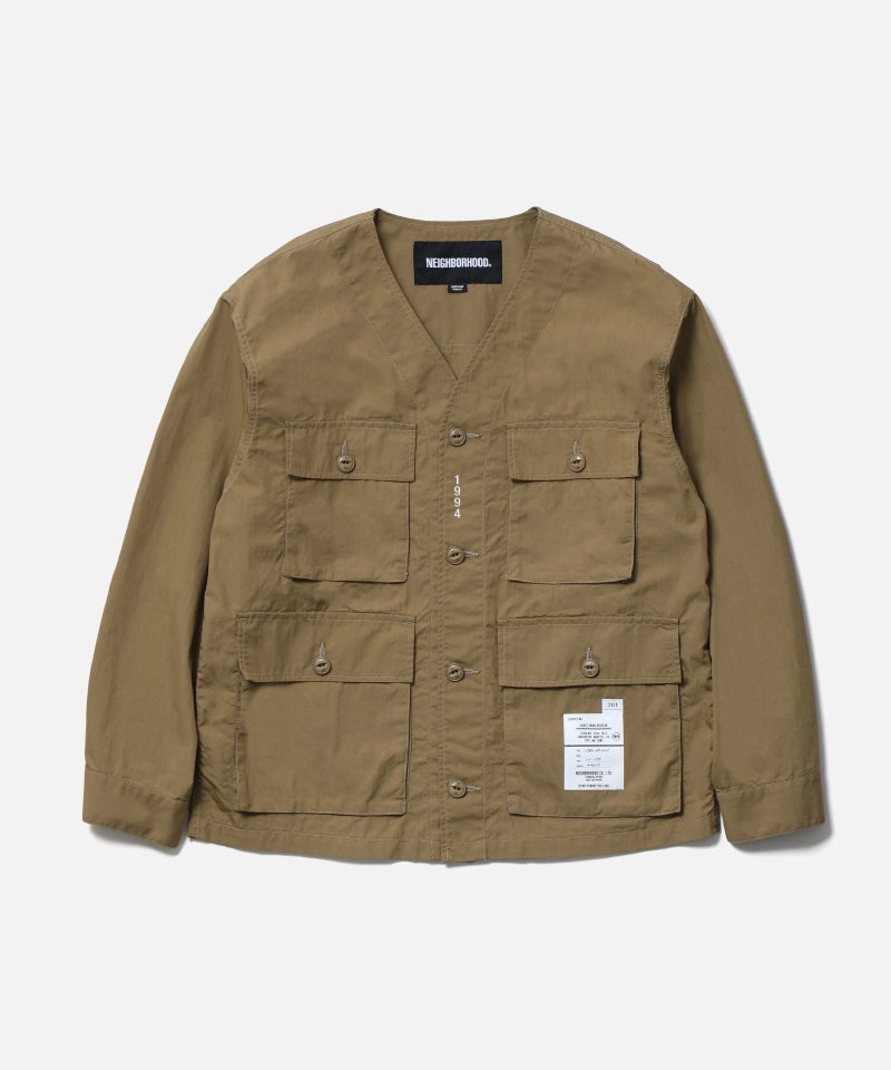 NEIGHBORHOOD＞NO COLLAR UTILITY JACKET | MAKES ONLINE STORE