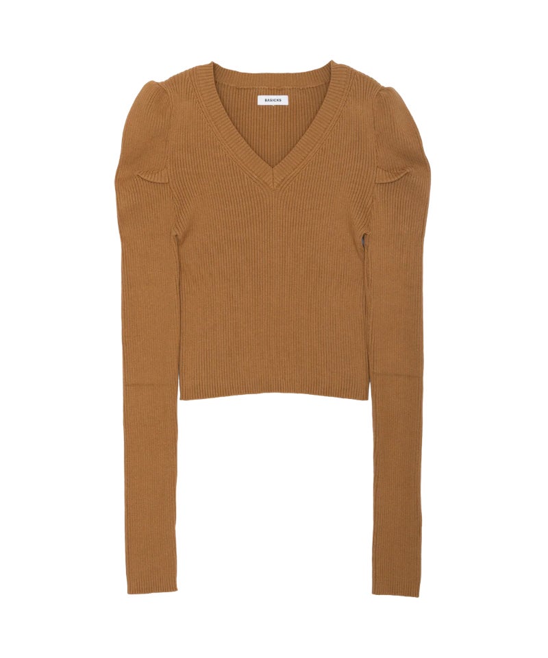 ＜BASICKS＞Cigarettes V-neck Knit