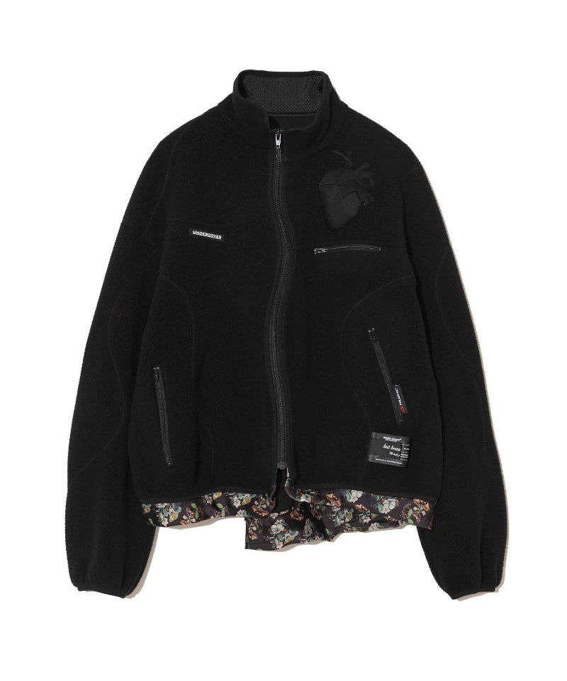 ＜UNDERCOVER＞ハートパッチPolartecフリースブルゾン