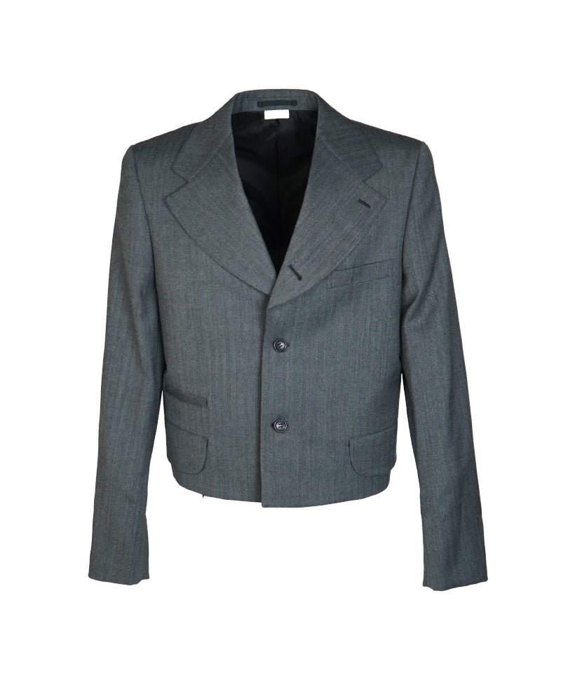 ＜COMME des GARCONS HOMME PLUS＞ウール/エステルヘリンボーン　ジャケット