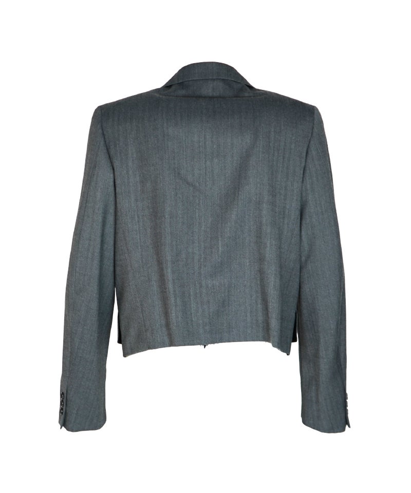 COMME des GARCONS HOMME PLUS＞ウール/エステルヘリンボーン