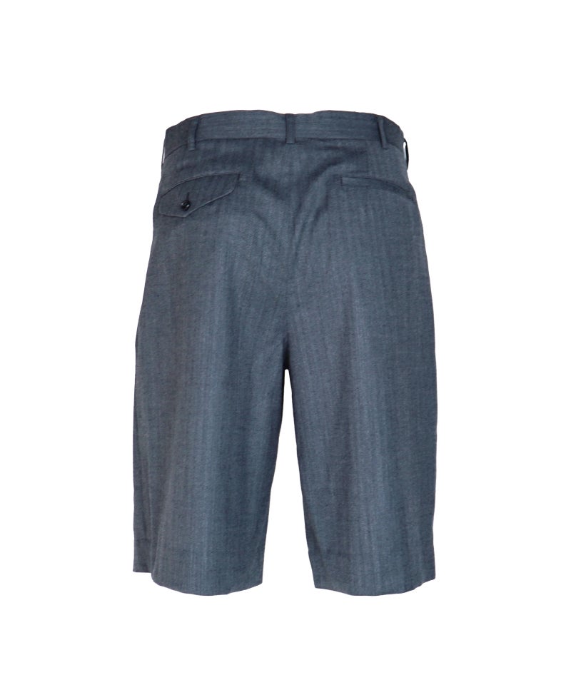 COMME des GARCONS HOMME PLUS＞ウール/エステルヘリンボーン ショート