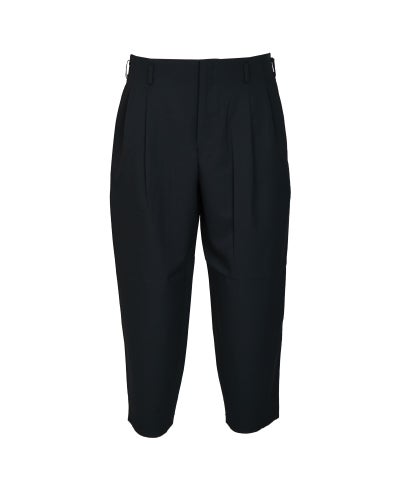 COMME des GARCONS HOMME PLUS＞ウールギャバジン 2タックパンツ 