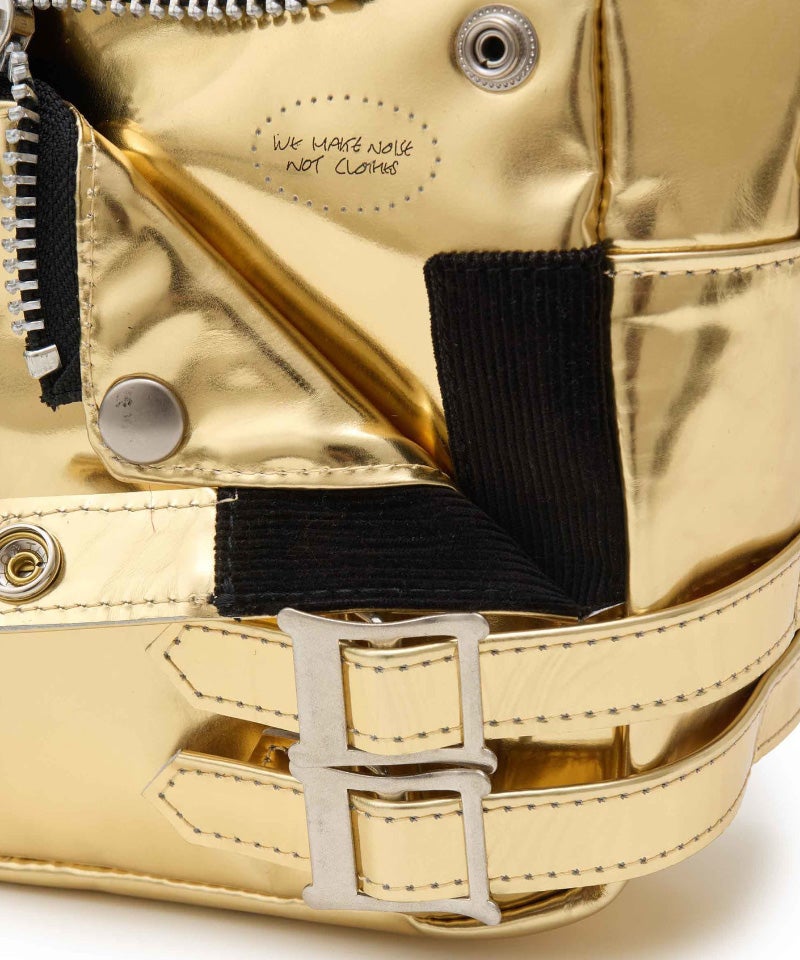 UNDERCOVER＞2WAYミニライダースバッグ GOLD | MAKES ONLINE STORE