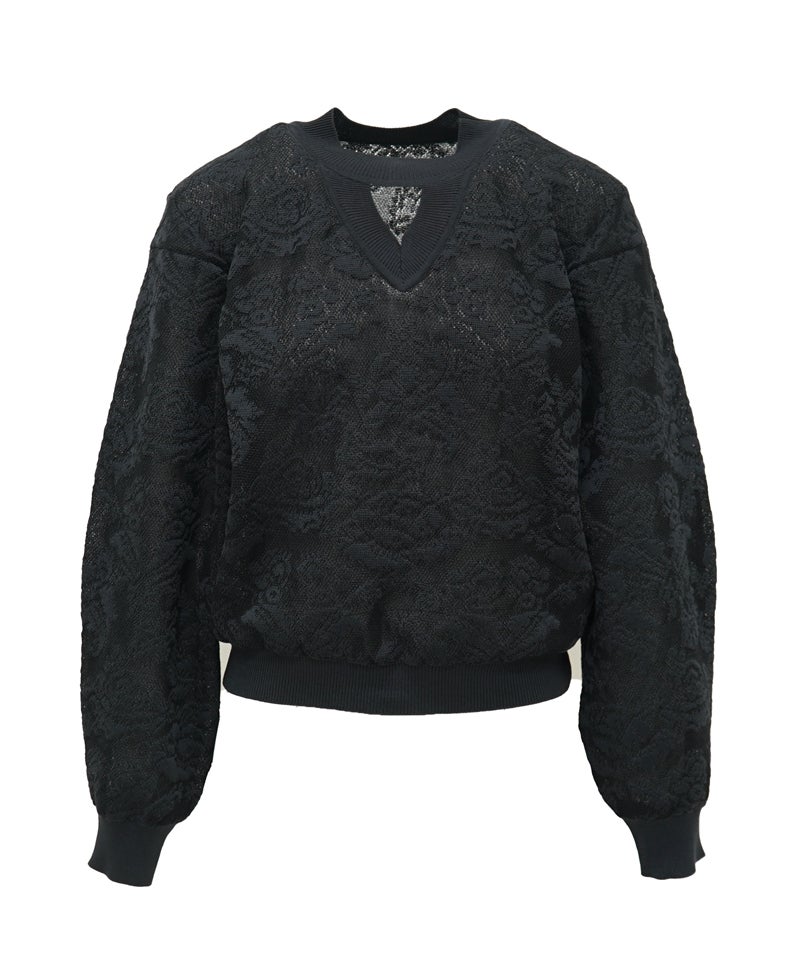 ROUND-V NECK SWEATER