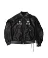 ＜MASTERMIND WORLD＞VERSITY LEATHER JACKET
