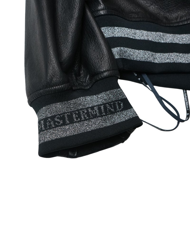 MASTERMIND WORLD＞VERSITY LEATHER JACKET | MAKES ONLINE STORE