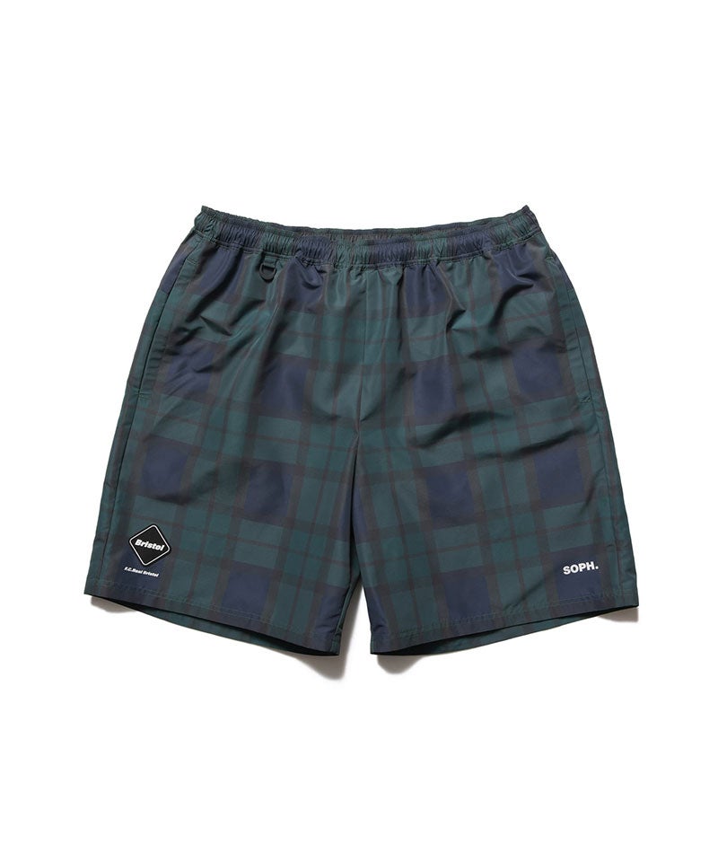 F.C.Real Bristol＞PLAID PRACTICE SHORTS | MAKES ONLINE STORE
