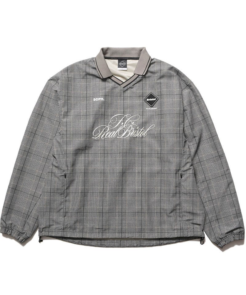 F.C.Real Bristol＞PLAID PRACTICE POLO COLLAR PISTE | MAKES ONLINE