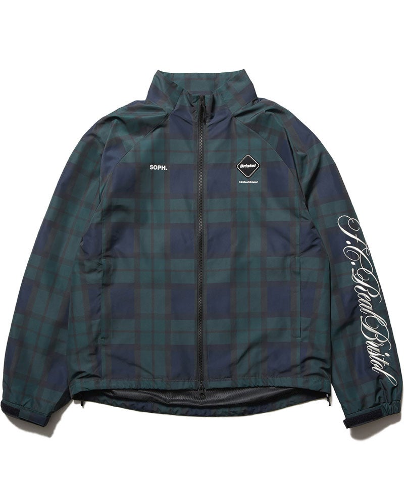 F.C.Real Bristol＞PLAID VENTILATION PRACTICE JACKET | MAKES ONLINE