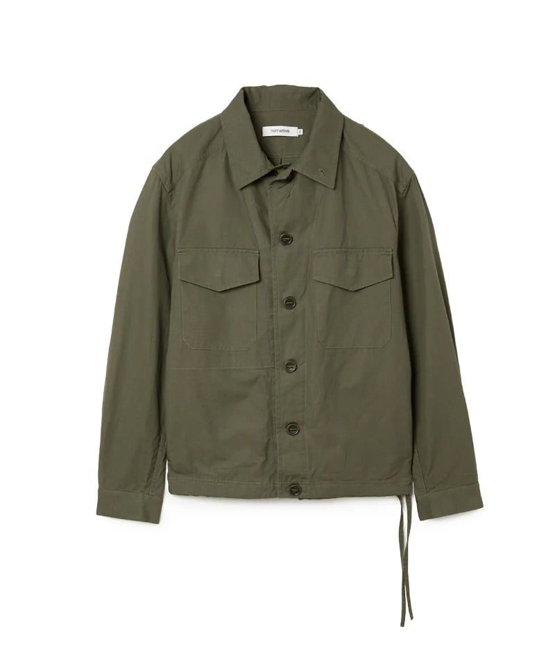 ＜nonnative＞TROOPER SHIRT JACKET COTTON RIPSTOP
