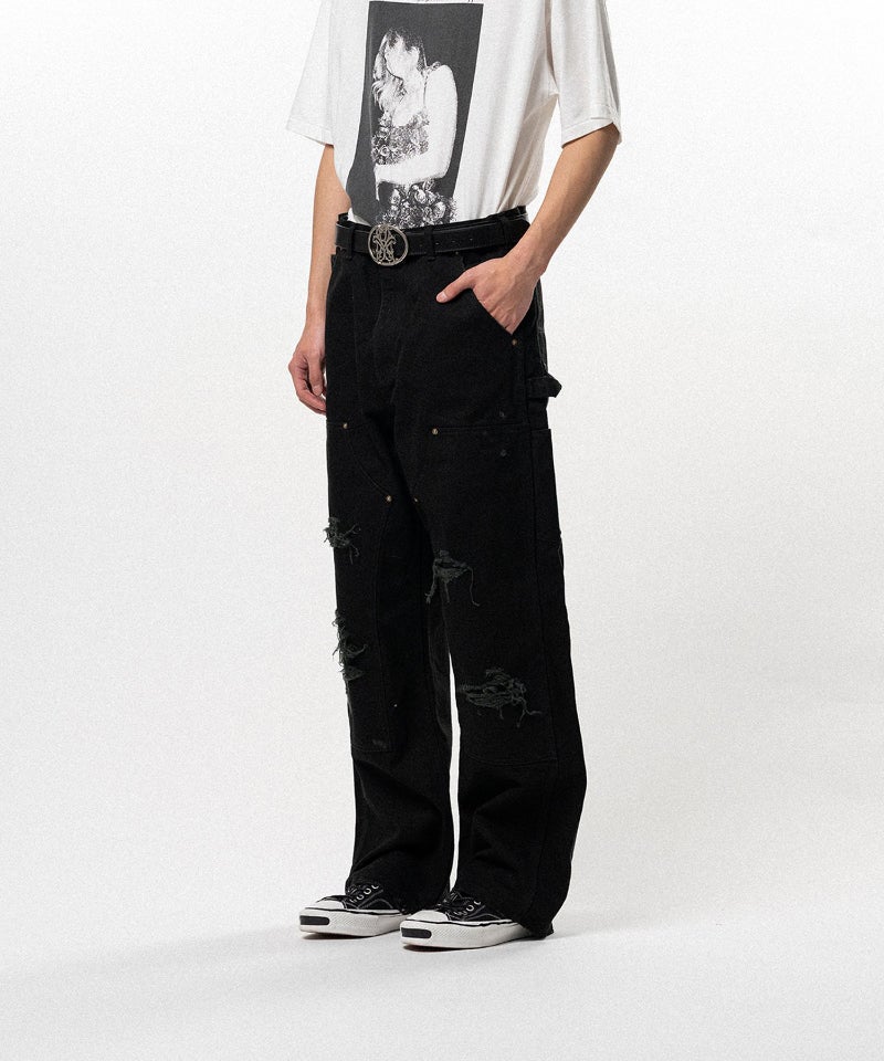 パンツ KAMIYA BORO DUCK PANTS KAMIYA＞BORO Duck Painter Pants W | MAKES ONLINE STORE