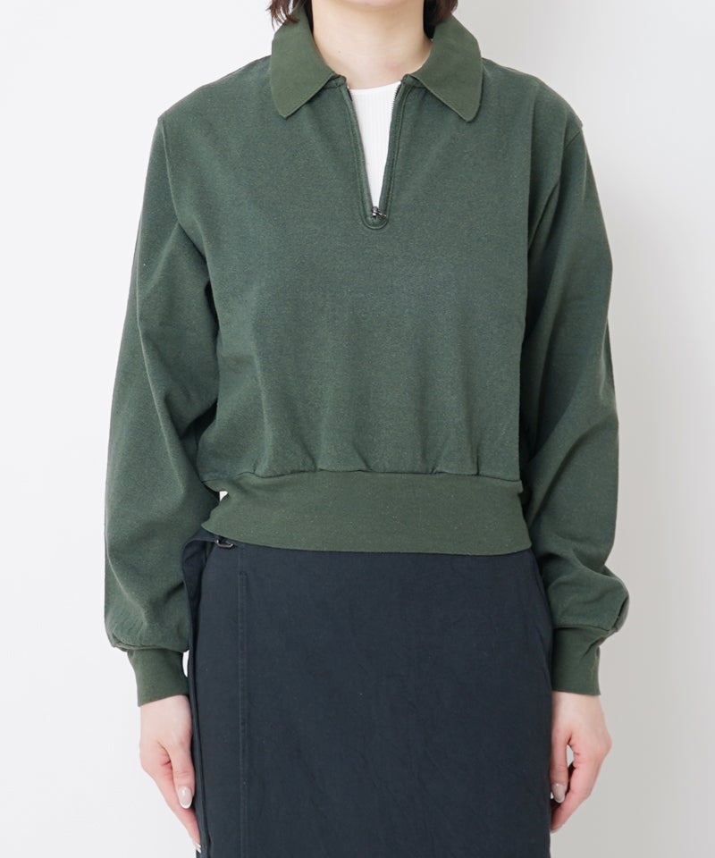 blurhms Co/Silk Nep Harf-Zip P/O サイズ3 blurhms＞Co/Silk Nep Harf-Zip P/O | MAKES ONLINE STORE