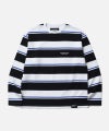 ＜NEIGHBORHOOD＞BORDER CREW NECK LS