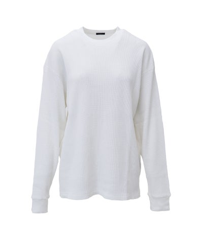 COMOLI＞コットンワッフル 長袖Tシャツ | MAKES ONLINE STORE