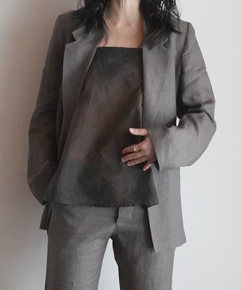 ジャケット・アウター GABRIELA COLL GARMENTS LINEN JACKET GABRIELA COLL GARMENTS＞LINEN TAILORED JACKET | MAKES ONLINE STORE