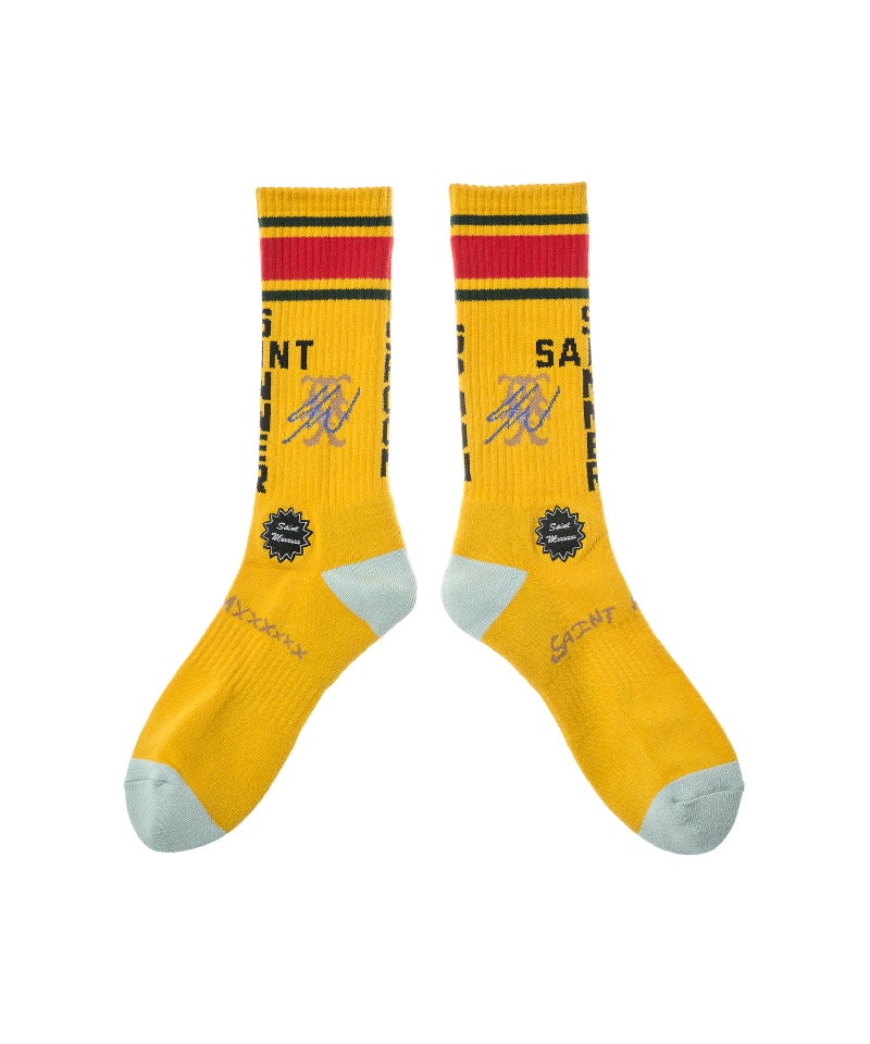 ＜SAINT MICHAEL＞SW_SOCKS/SAINT SW/YELLOW