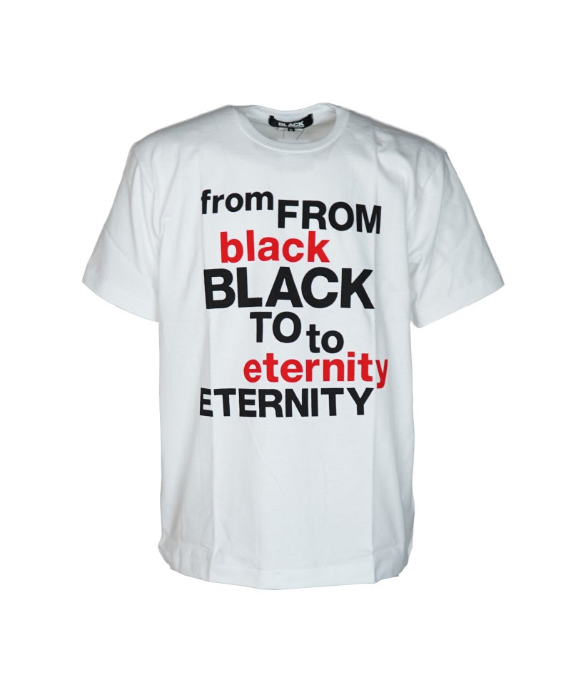 ＜BLACK COMME des GARCONS＞綿天竺 Tシャツ (1Q-T003-052)